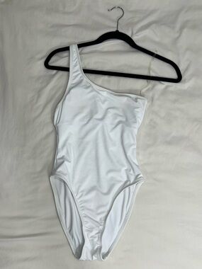 Andie woman One-Shoulder One-Piece Swimsuit - White